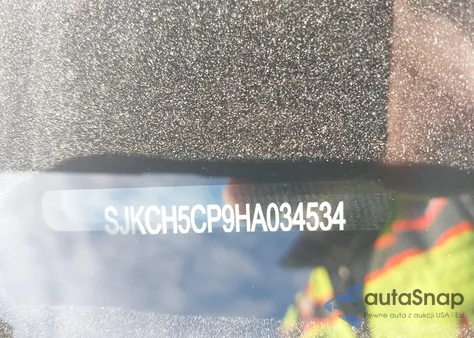 2017 Infiniti Qx30 из США, поврежденный, VIN SJKCH5CP9HA034534